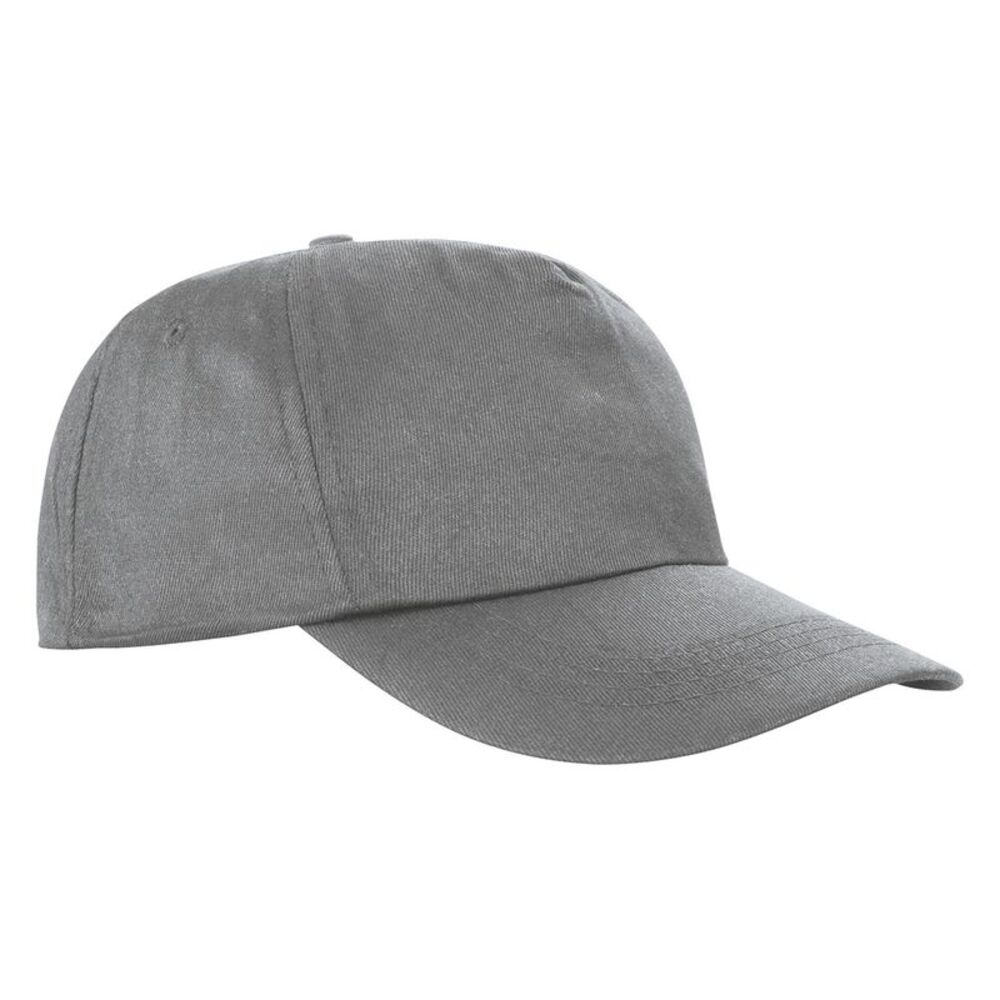 Result Headwear Houston 5 Panel Cap / Dove Grey